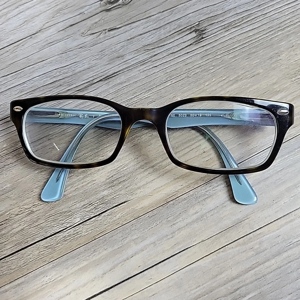 RAY-BAN RB5150 5023‎ Eyeglasses Frames 50-19 135mm Havana Tortoise Blue